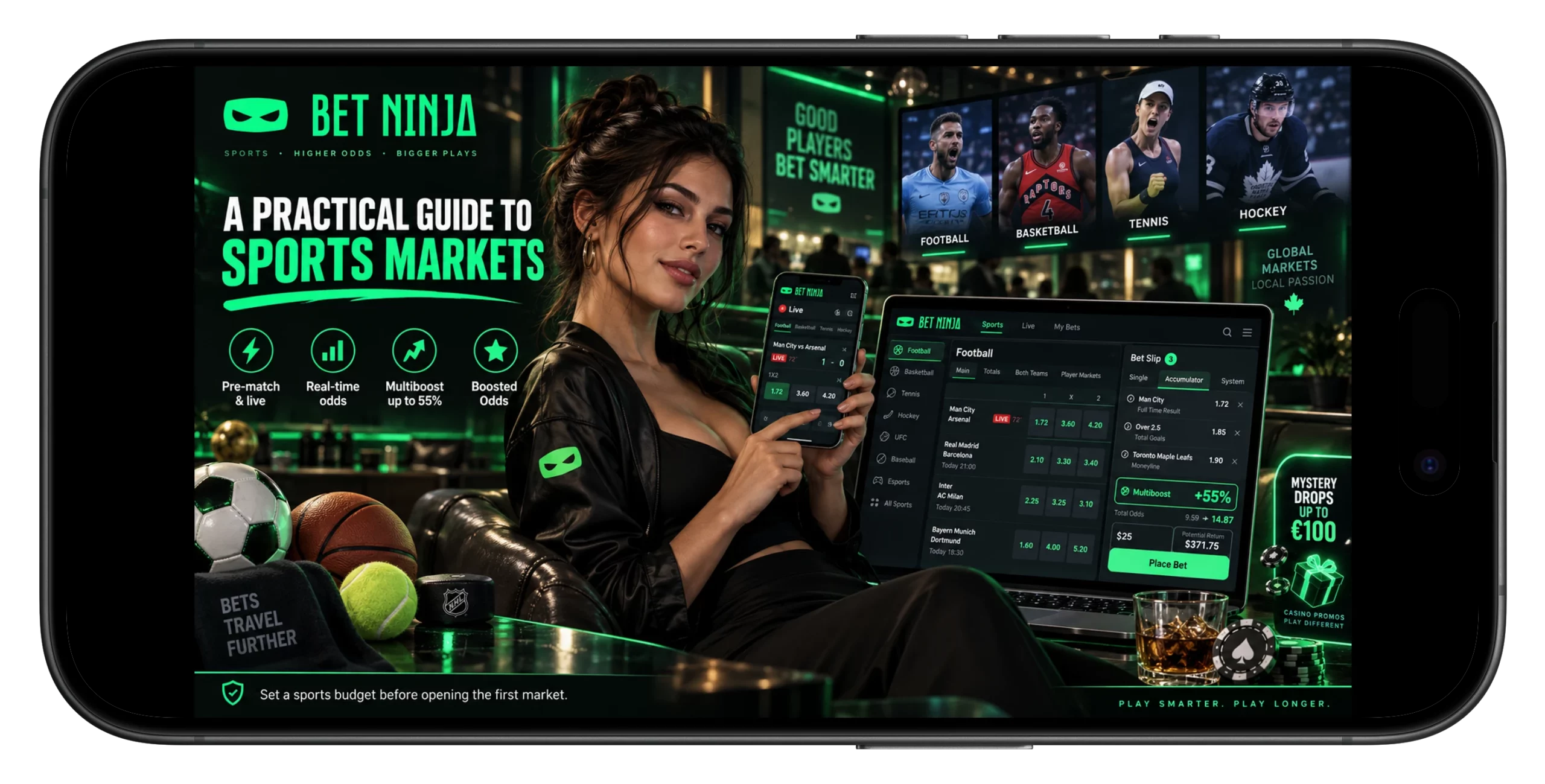 BetNinja Canada Sports Markets Practical Guide and Betting Interface